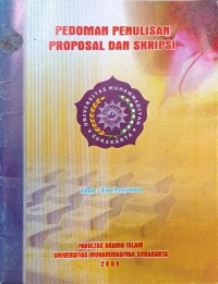 PEDOMAN PENULISAN PROPOSAL DAN SKRIPSI