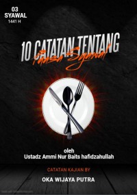 10 Catatan Tentang Puasa Syawal pdf