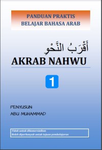 Akrab Nahwu Jilid 1 pdf