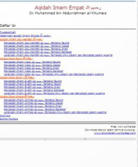 Aqidah Imam Empat pdf