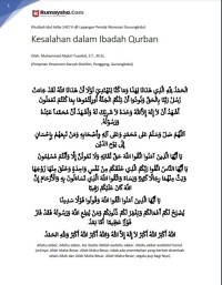 kumpulan Khutbah 'Idul Adha. PDF