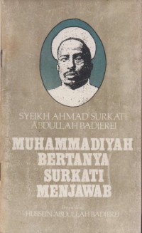 Muhammadiyah bertanya Syurkati menjawab pdf