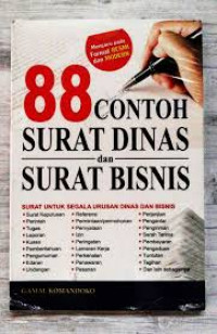 88 Contoh Surat Dinas dan Surat Bisnis