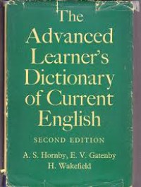 The Advanced Learner's Dictionary Of Current English