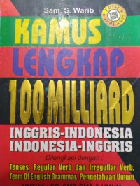 Kamus Lengkap 100 Milliard