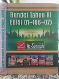 Image of Bundel majalah As-Sunnah edisi 01-06/XI/1427H/2007M