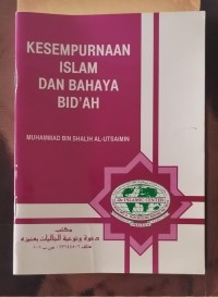 Image of KESEMPURNAAN ISLAM DAN BAHAYA BID'AH